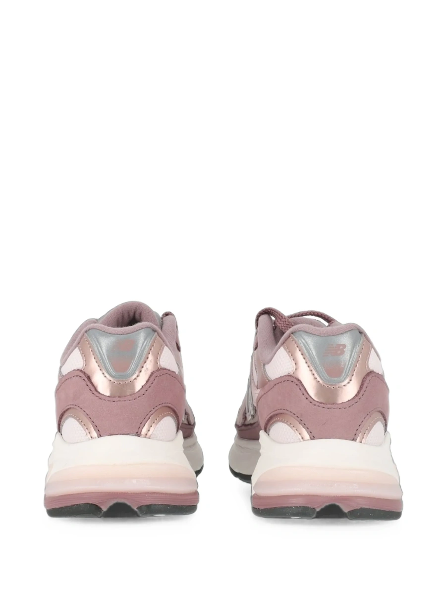 Sneakers New Balance roz din fibre si plasa - Img 4