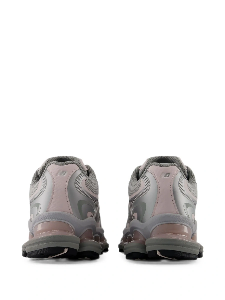 Sneakers New Balance roz din piele si material textil - Img 5