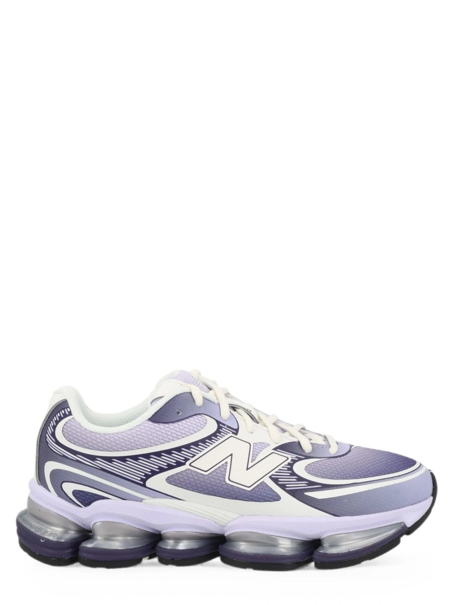 Sneakers New Balance violet din material textil - Img 2