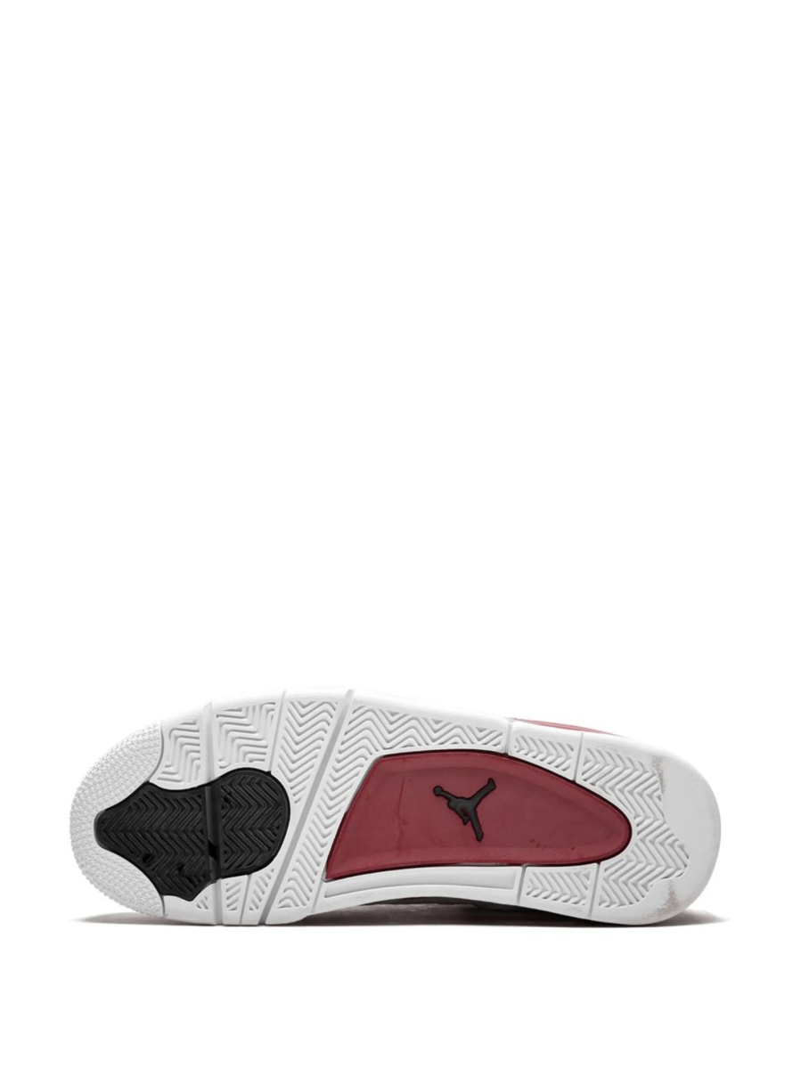 Sneakers Nike air jordan 4 albi din piele - Img 5
