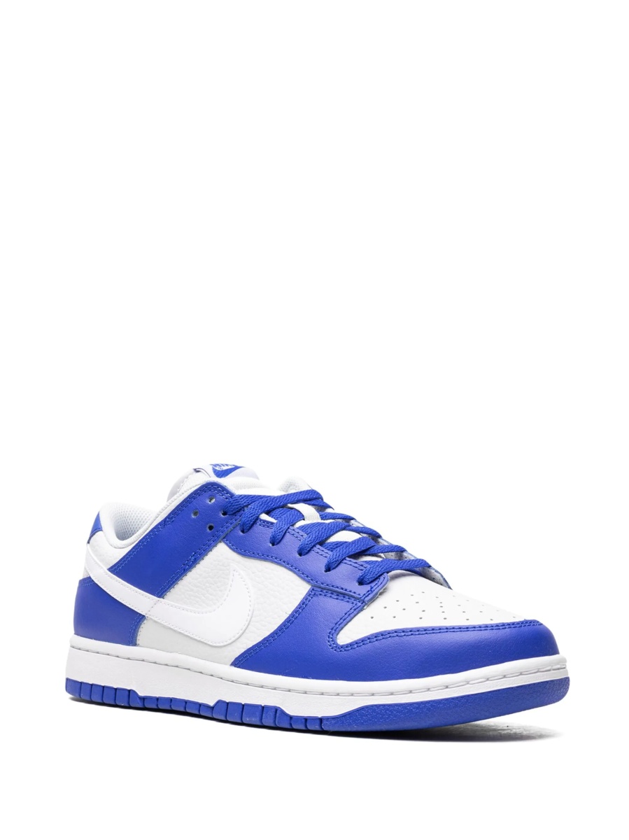 Sneakers Nike dunk albastri din piele si poliuretan - Img 2