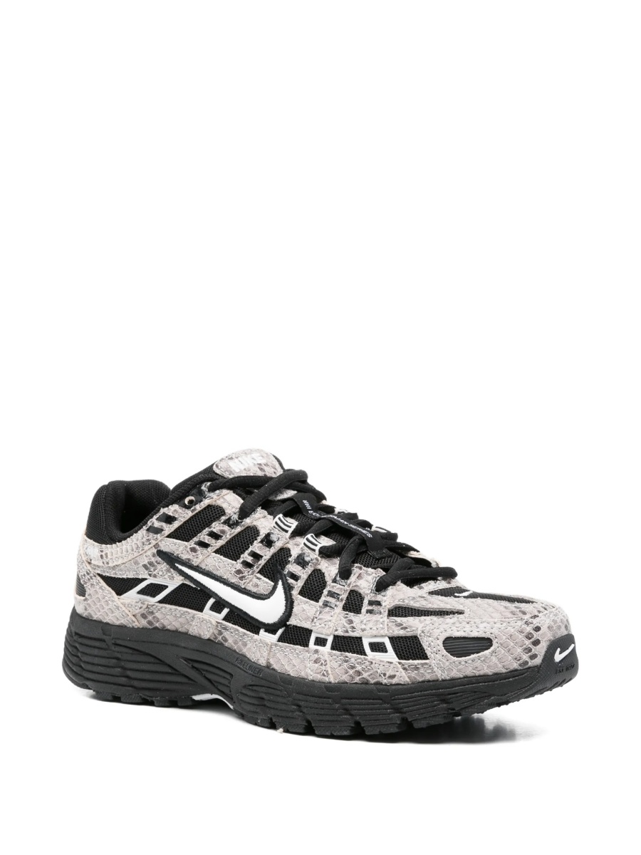 Sneakers Nike gri din material textil si piele intoarsa - Img 2