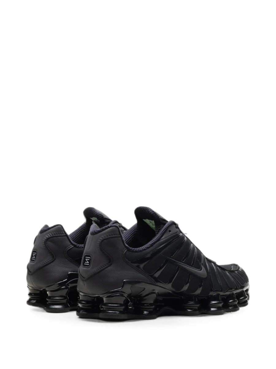 Sneakers Nike shox negri din material textil - Img 4