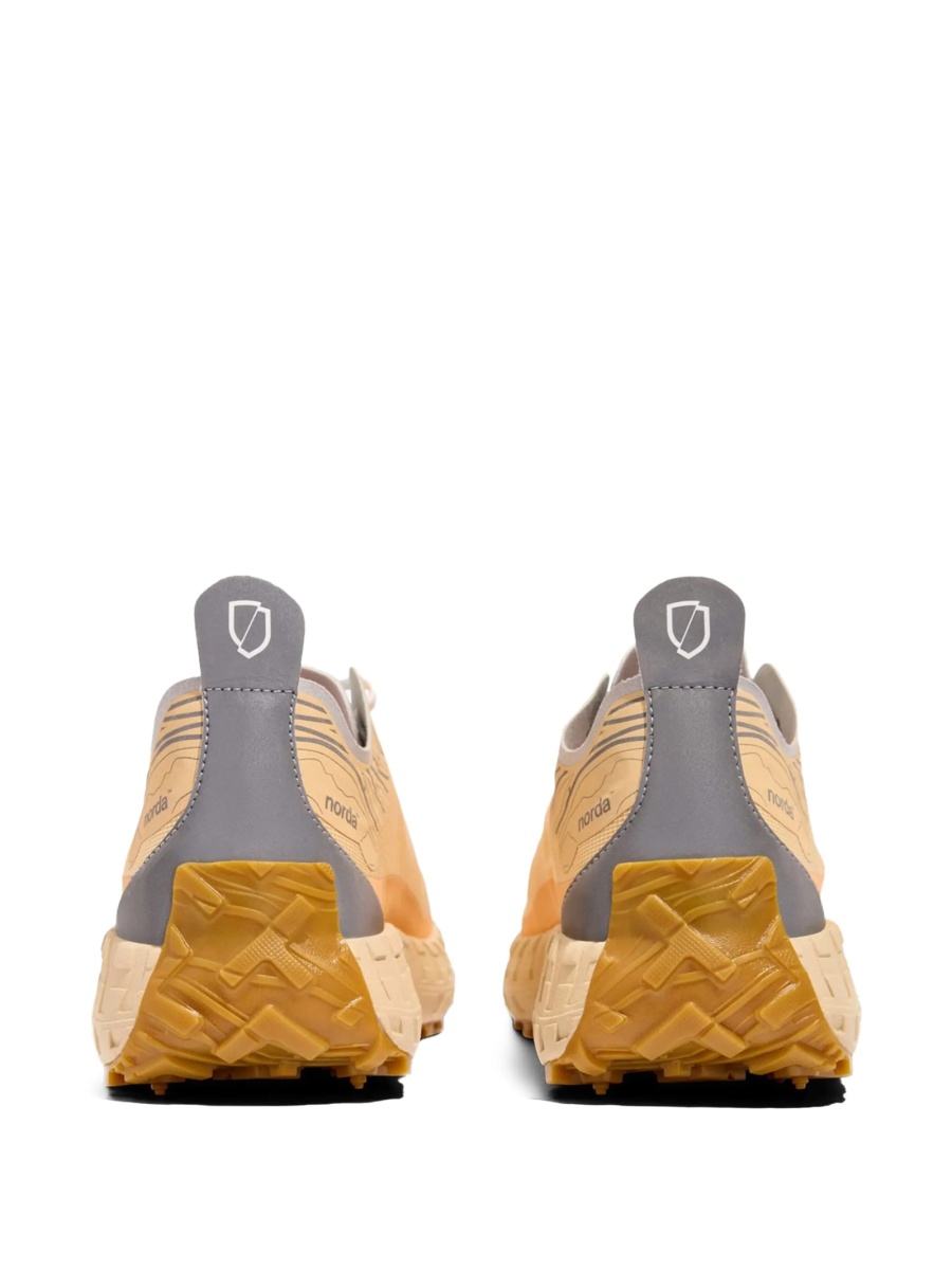 Sneakers NORDA portocalii din material textil - Img 3
