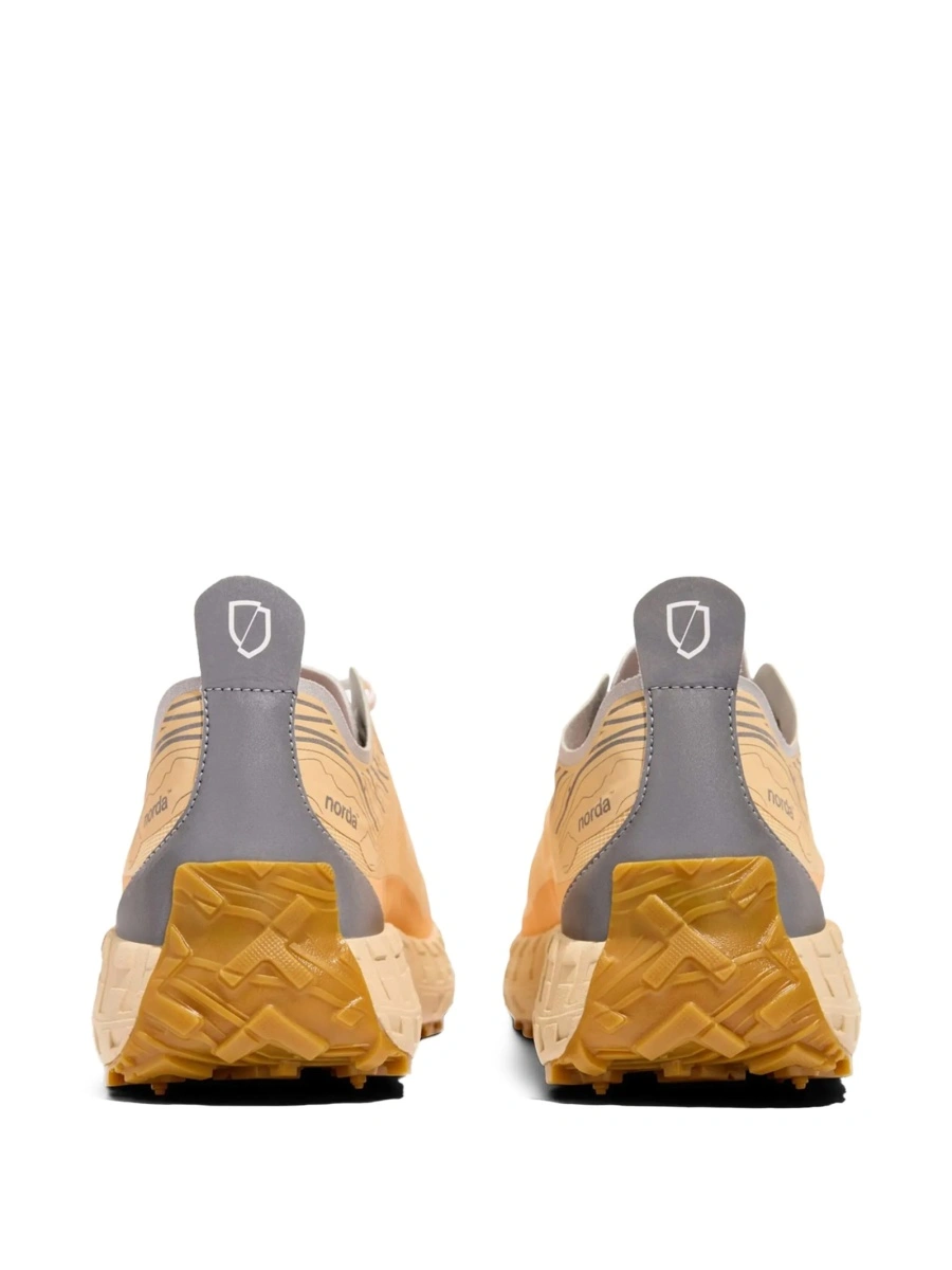 Sneakers NORDA portocalii din material textil - Img 3