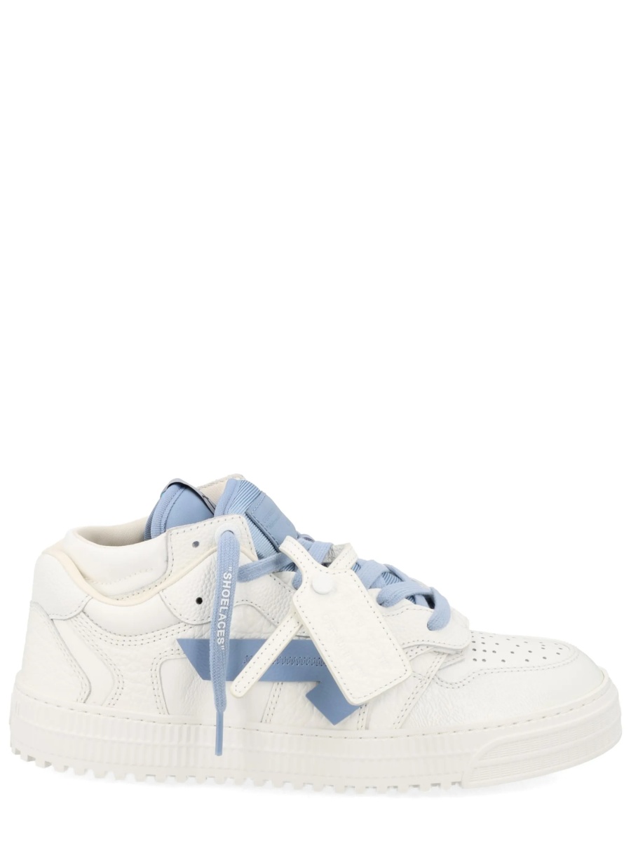 Sneakers Off-White neutri din piele - Img 2
