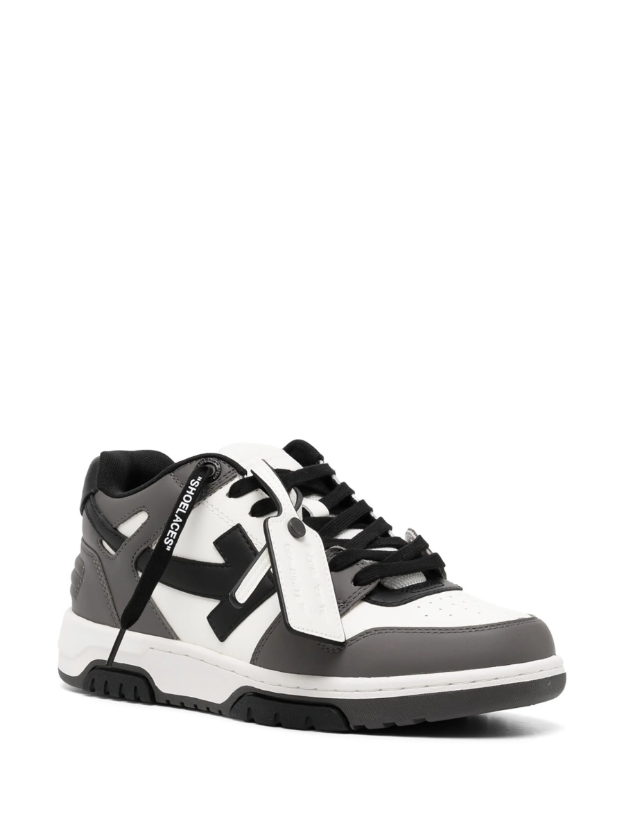 Sneakers Off-White Out of Office gri din piele si poliester reciclat - Img 2