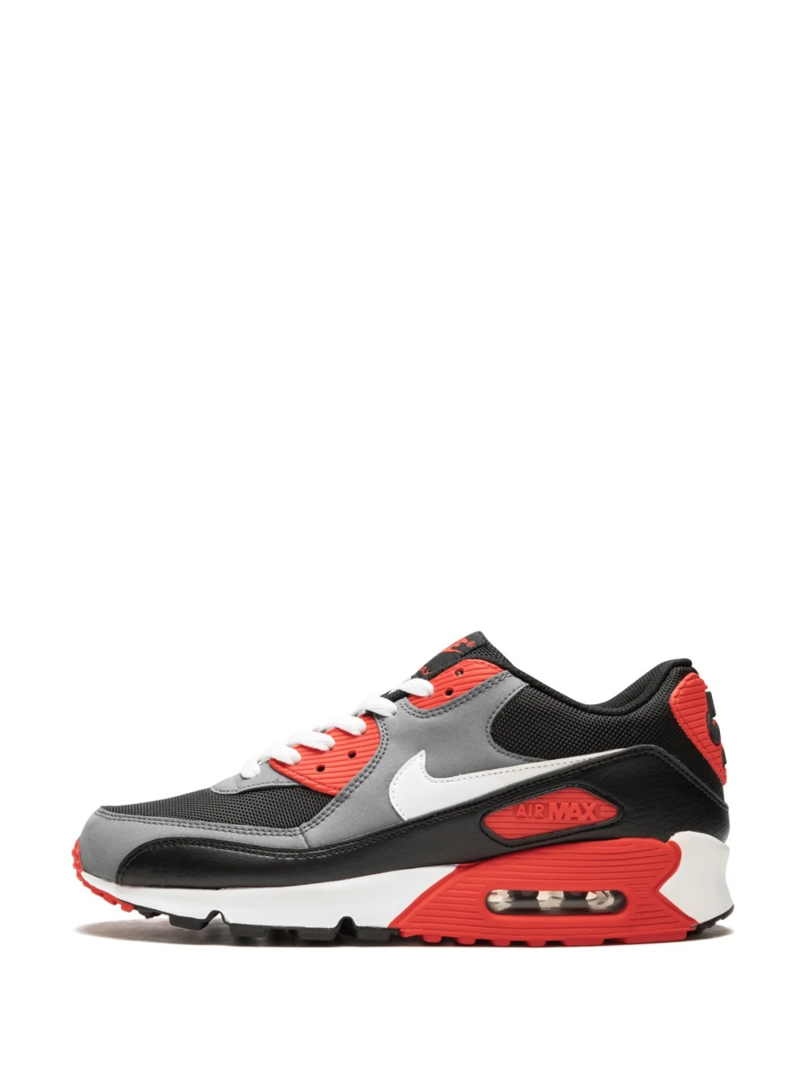 Sneakers ONE air max gri din material textil si piele - Img 5