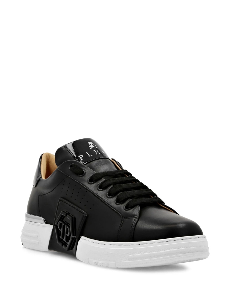 Sneakers Philipp Plein negri din bumbac si polyester - Img 2