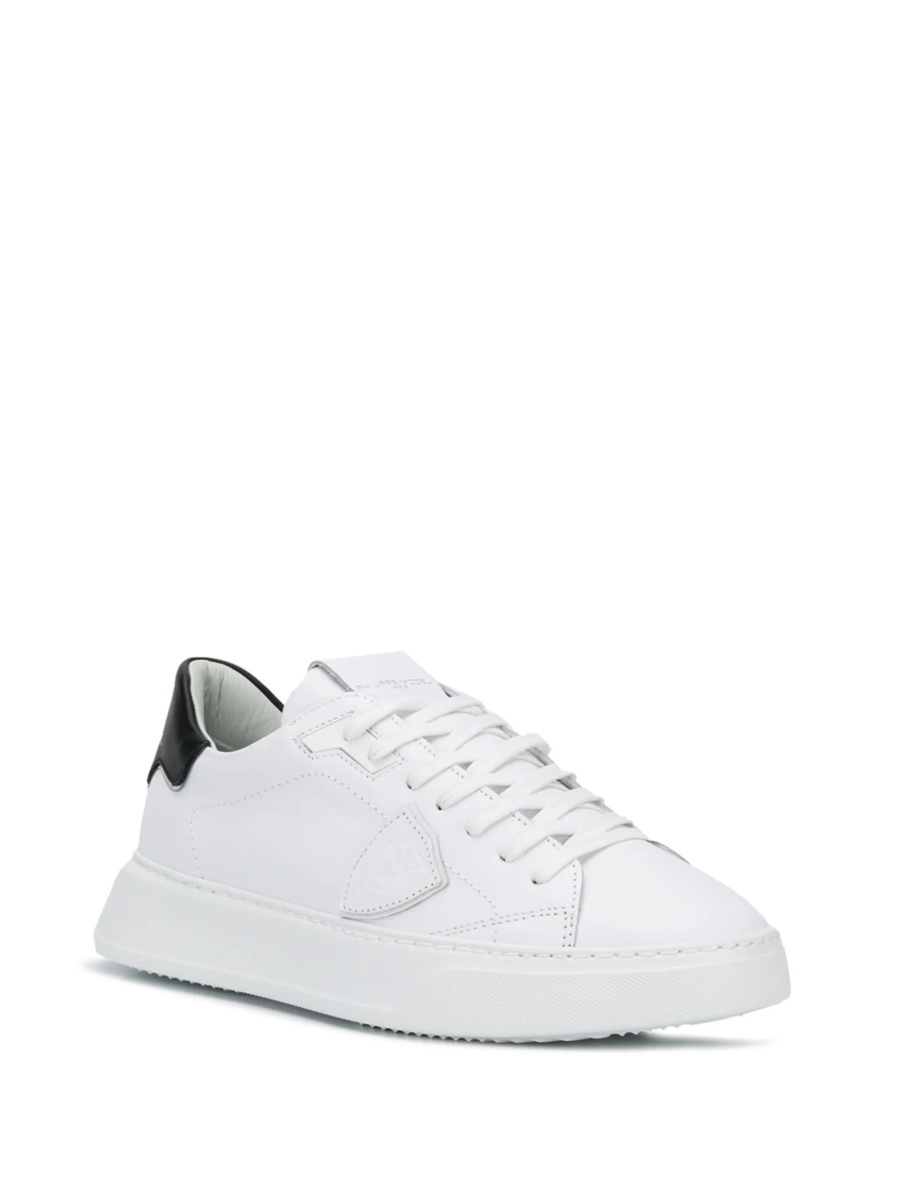 Sneakers Philippe Model albi din piele - Img 2