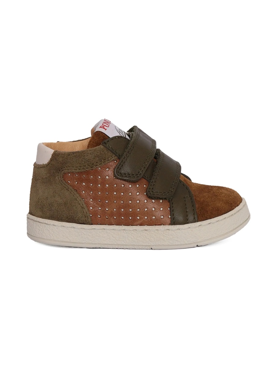 Sneakers POM D'API maro din piele intoarsa - Img 2