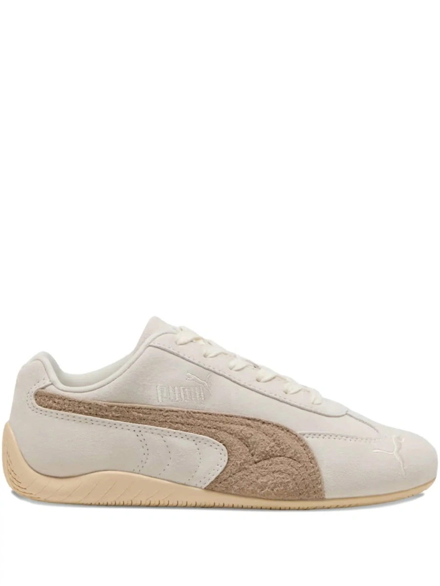 Sneakers PUMA albi din piele intoarsa - Img 7
