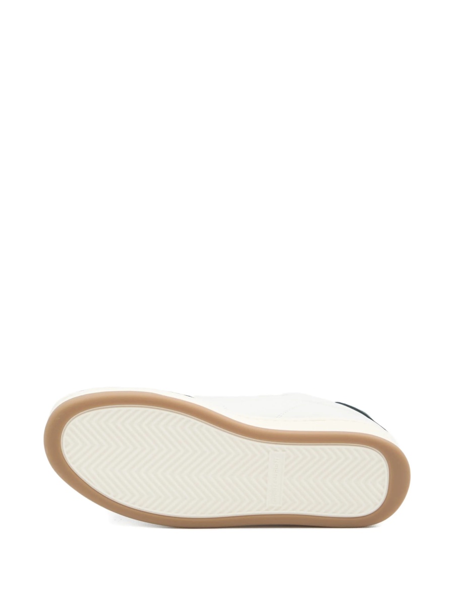 Sneakers Saint Laurent albi din piele - Img 5