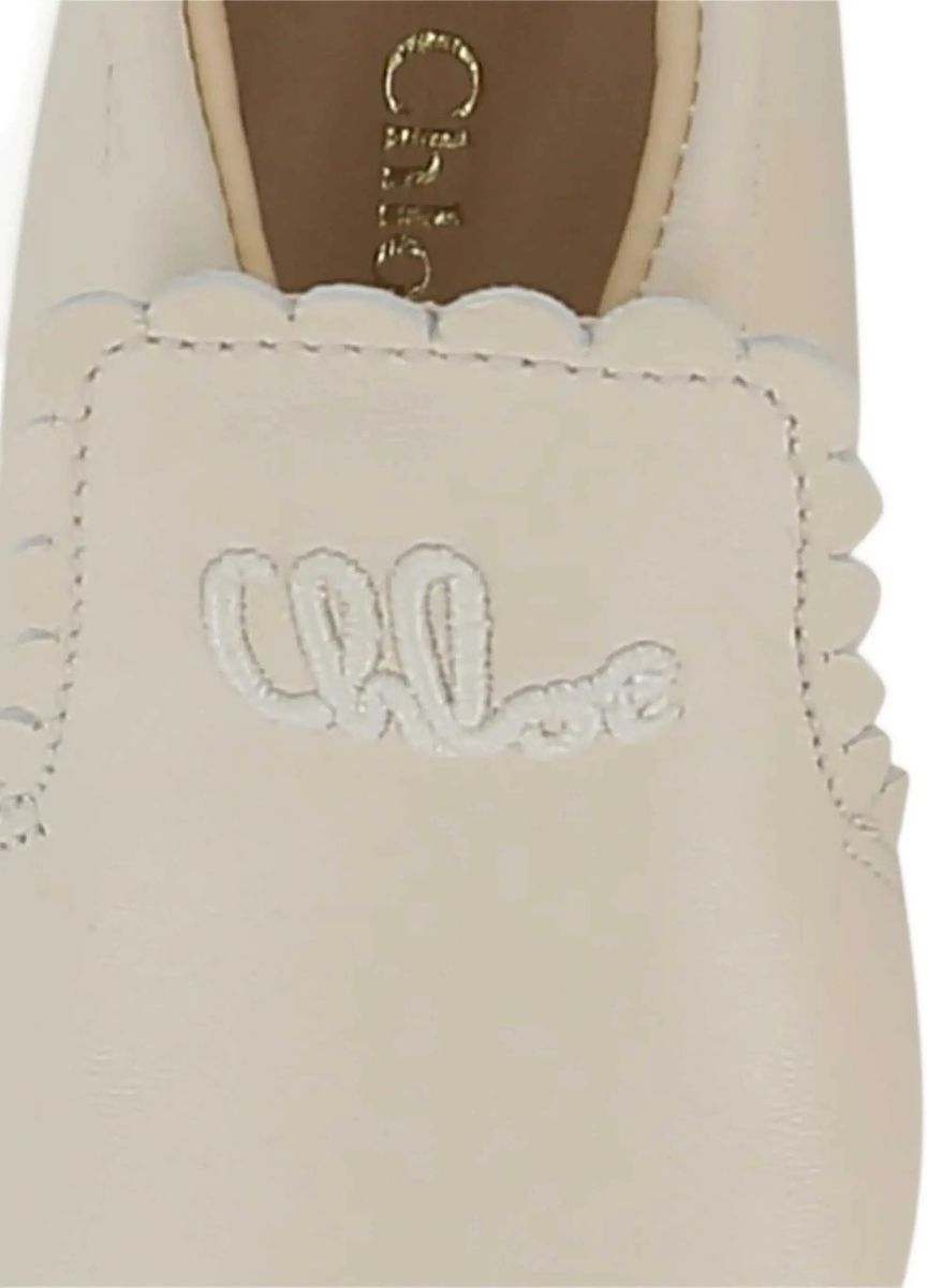 Sneakers Scarpe In Pelle Con Logo Ricamato* - Img 5