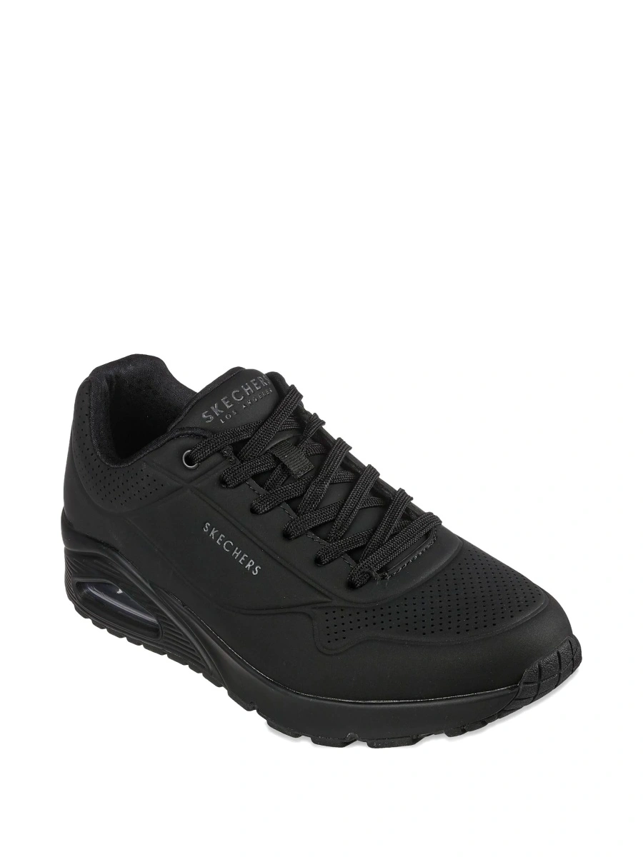 Sneakers SKECHERS negri din material textil si poliuretan - Img 2