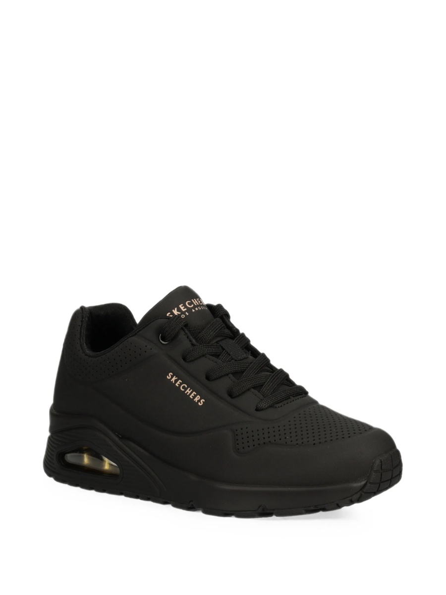 Sneakers SKECHERS negri din material textil si poliuretan - Img 2