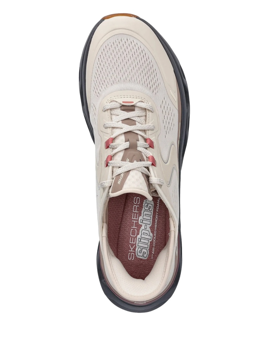 Sneakers SKECHERS neutri din plasa - Img 3
