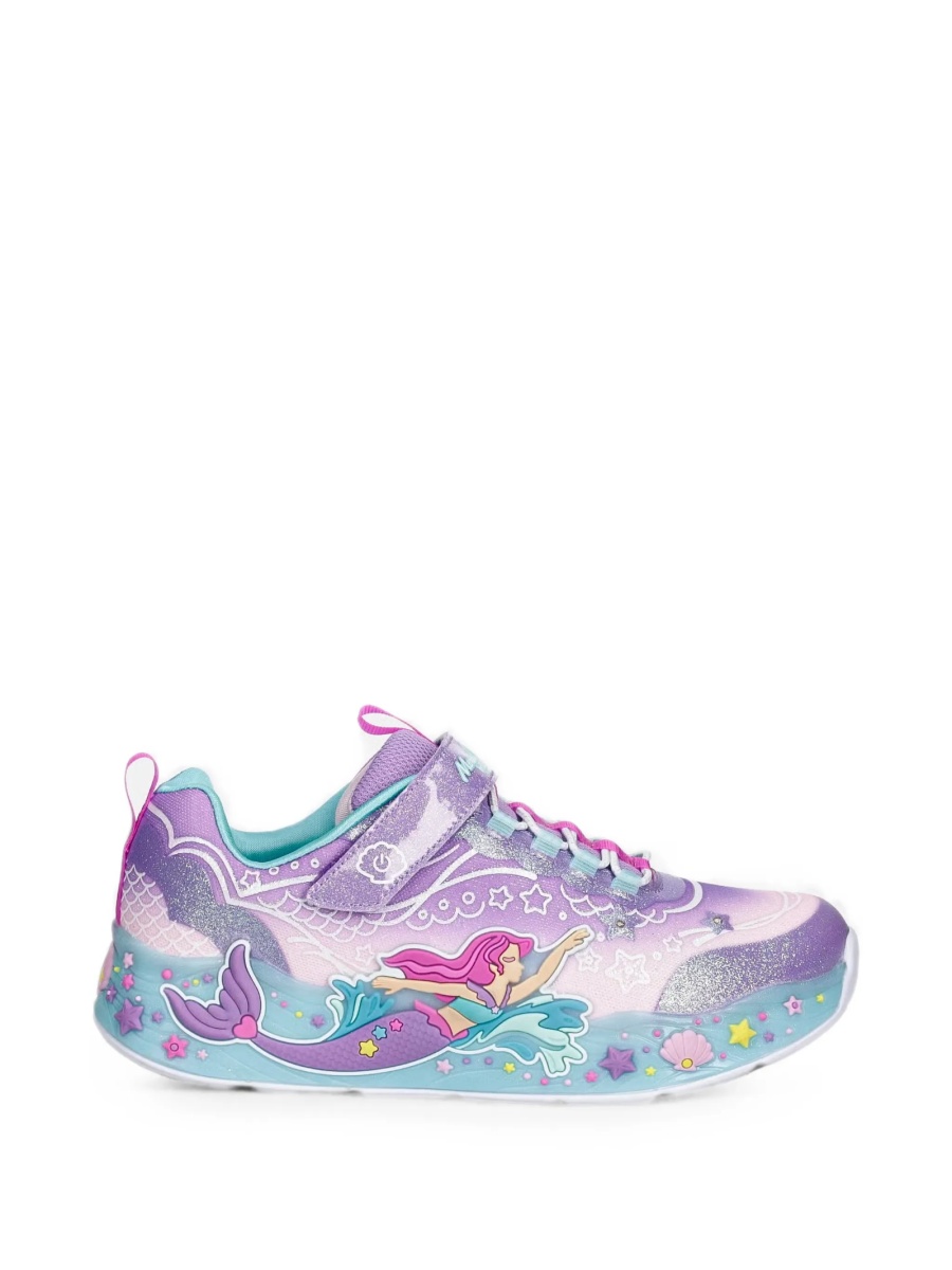 Sneakers SKECHERS violet din poliuretan si plasa - Img 2