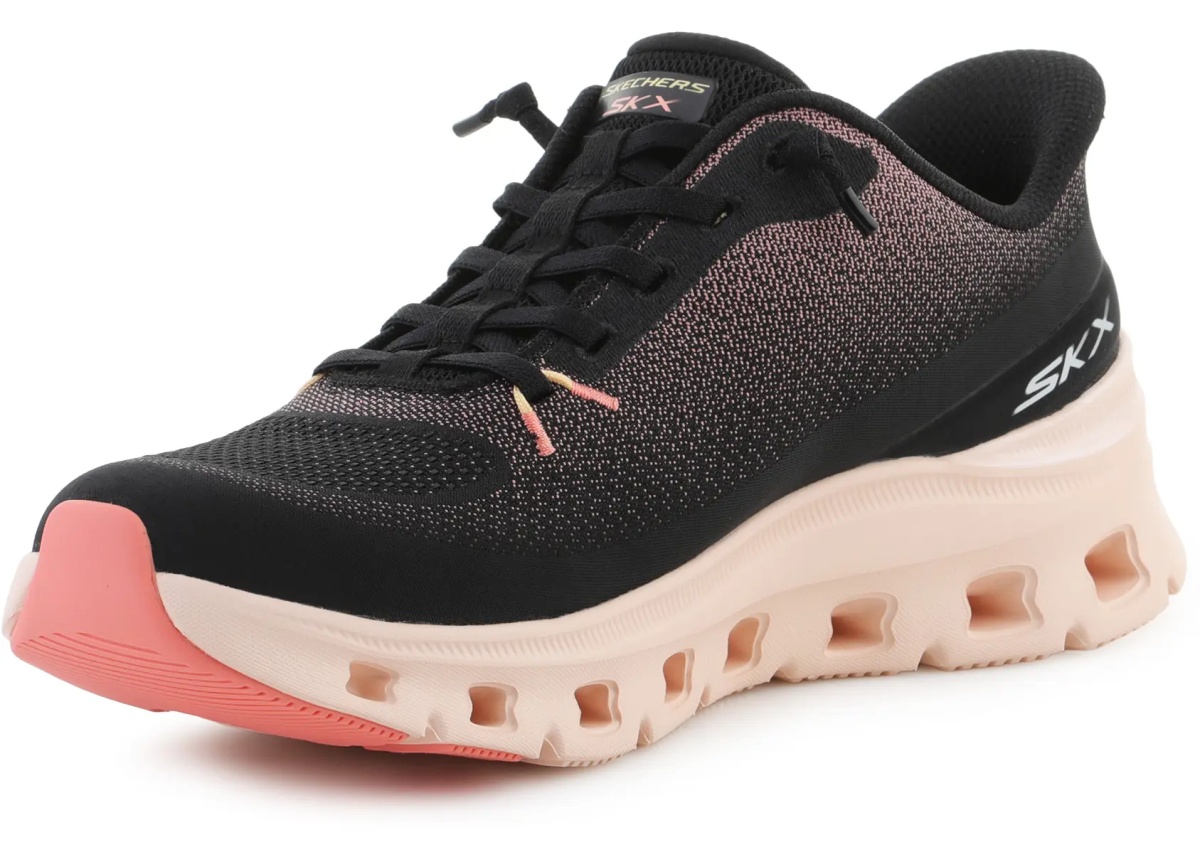 Sneakers Slip-ins Arch Fit Glide-Step Pro Black/Coral - Img 3
