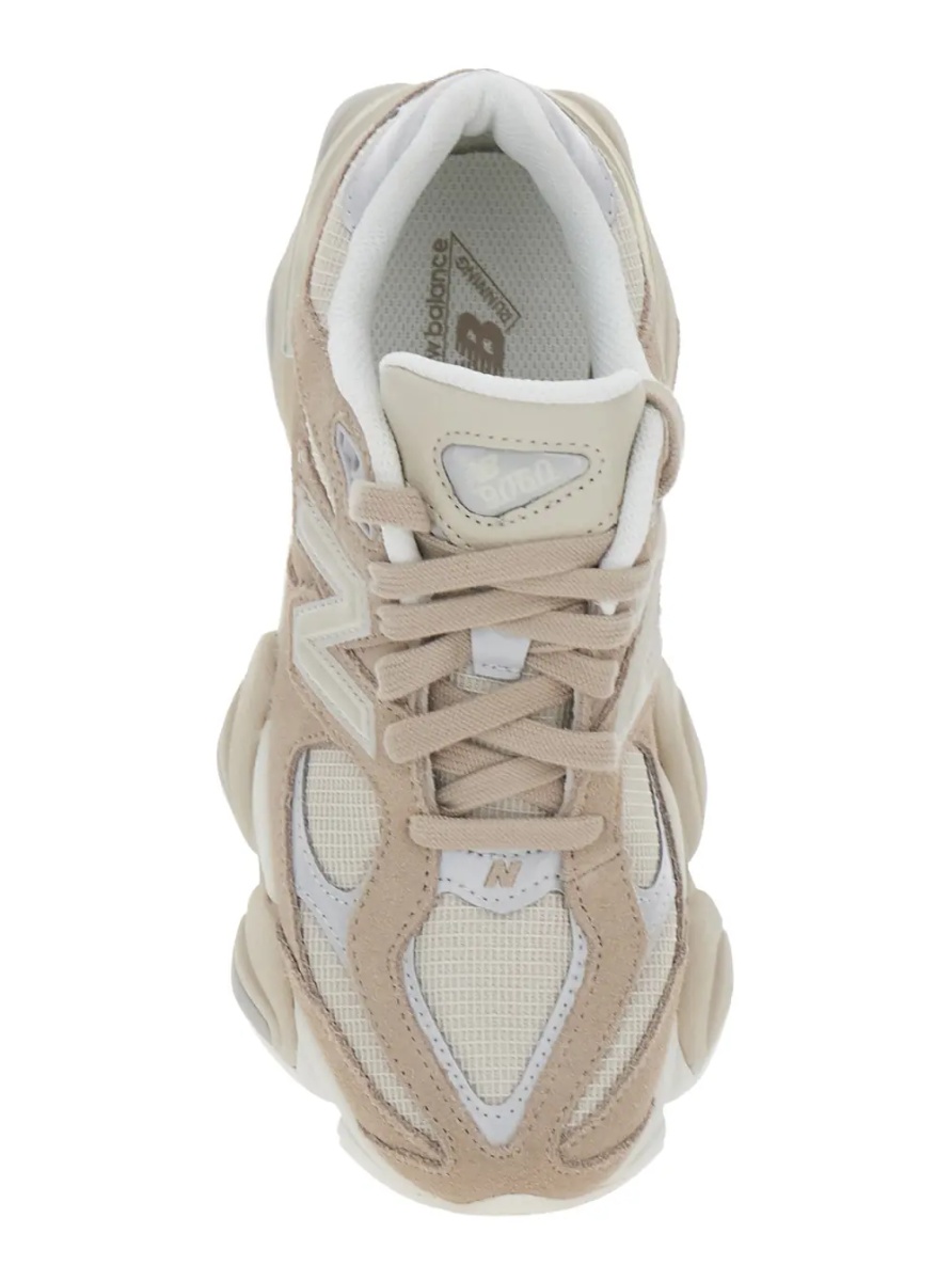 Sneakers Sneakers 9060 with rubber sole and embroidered logo beige unisex - Img 4