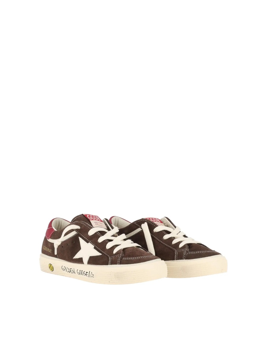 Sneakers SNEAKERS MAY SUEDE UPPER AND TOE LEATHER STAR AND HEEL SIGNATURE FOXING BROWN/WHITE/RED - Img 2