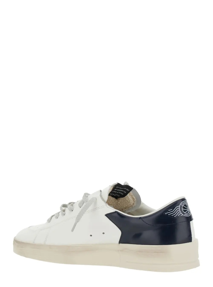 Sneakers Sneakers 'Stardan' with Star Patch on the Side and Contrasting Heel with Leather Logo White Men - Img 3