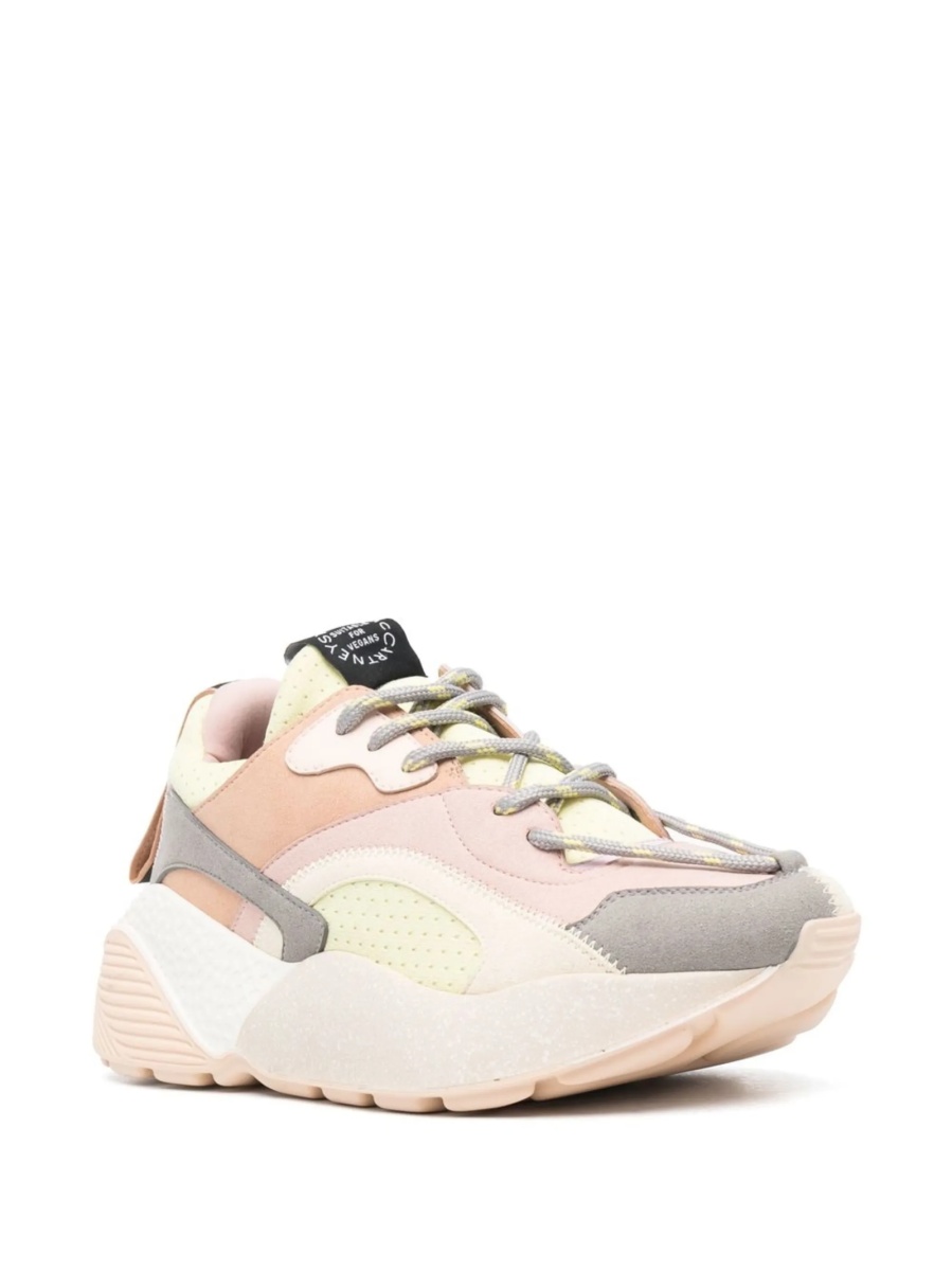 Sneakers Stella McCartney eclypse roz din poliamida si poliuretan - Img 2