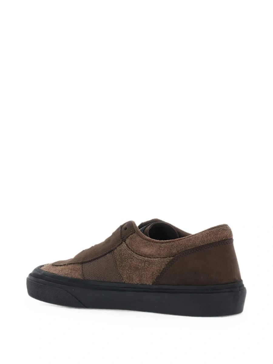 Sneakers Stone Island maro din piele intoarsa - Img 7