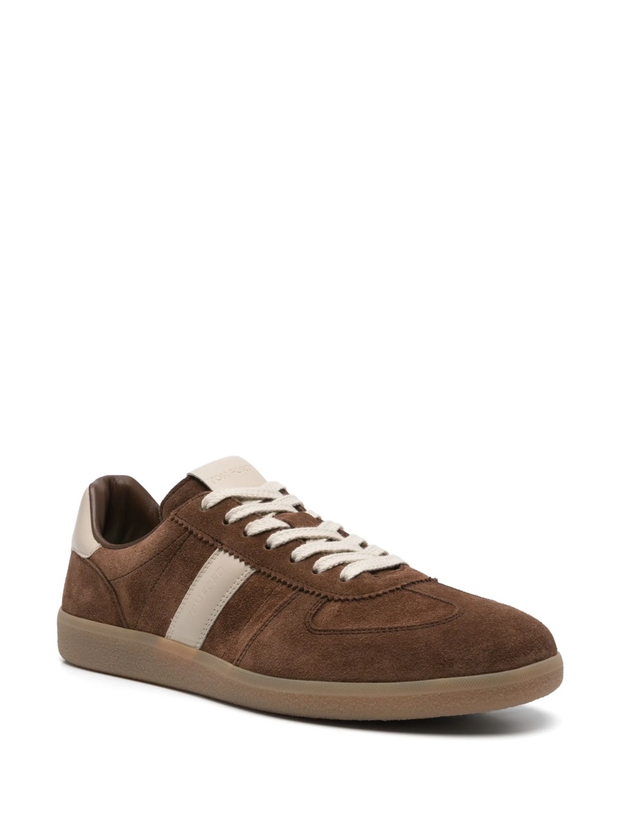 Sneakers Tom Ford maro din bos taurus - Img 2