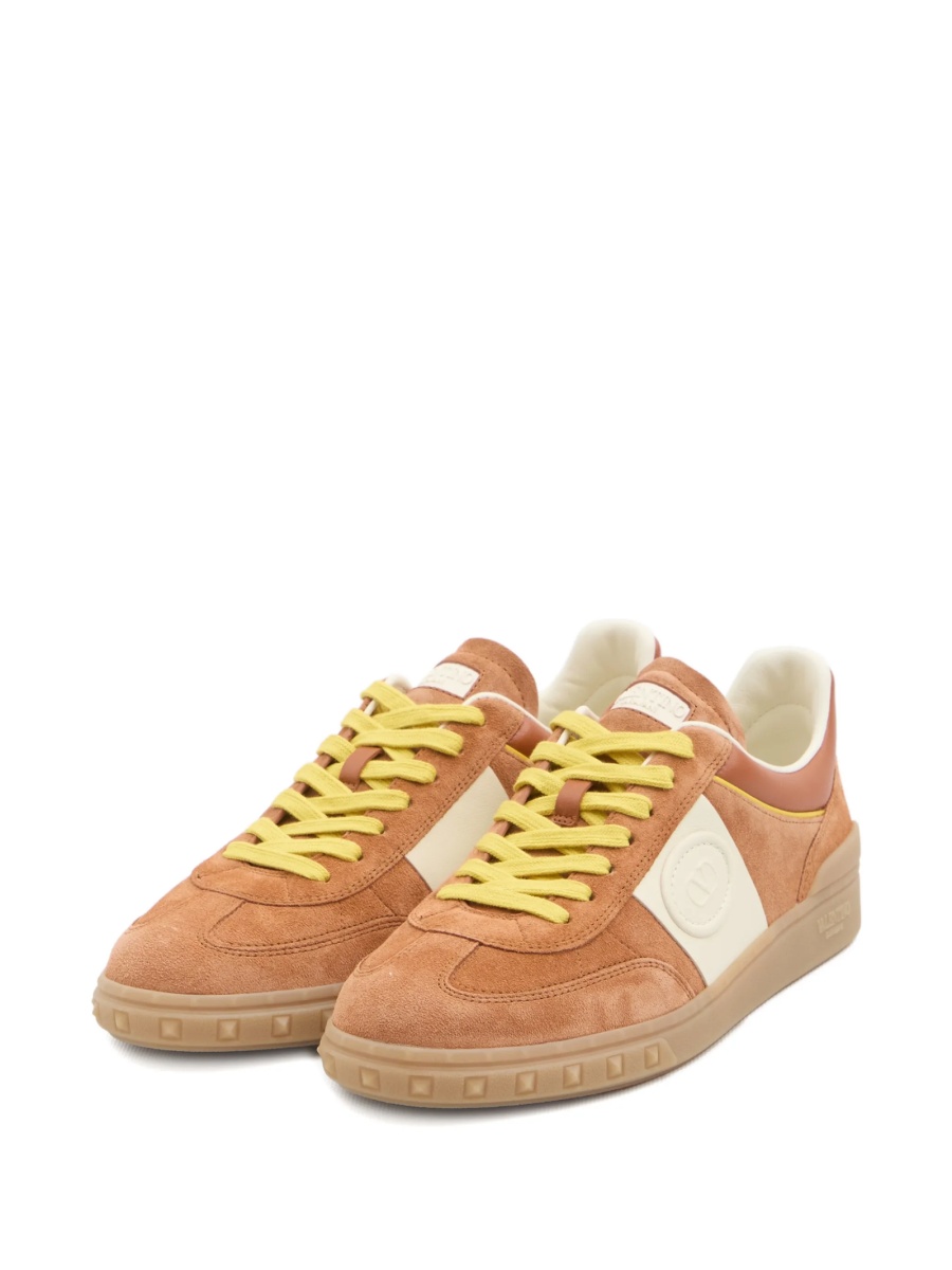 Sneakers Valentino Garavani maro din piele - Img 2