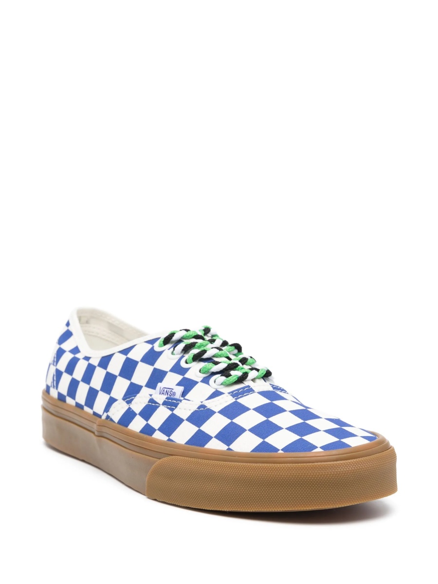 Sneakers Vans albi din material textil - Img 2