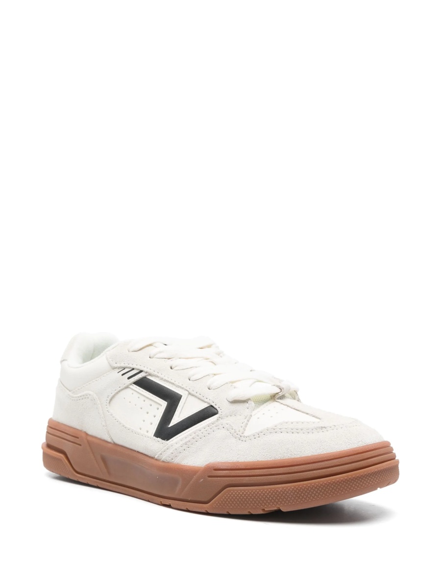 Sneakers Vans albi din poliuretan si piele - Img 2