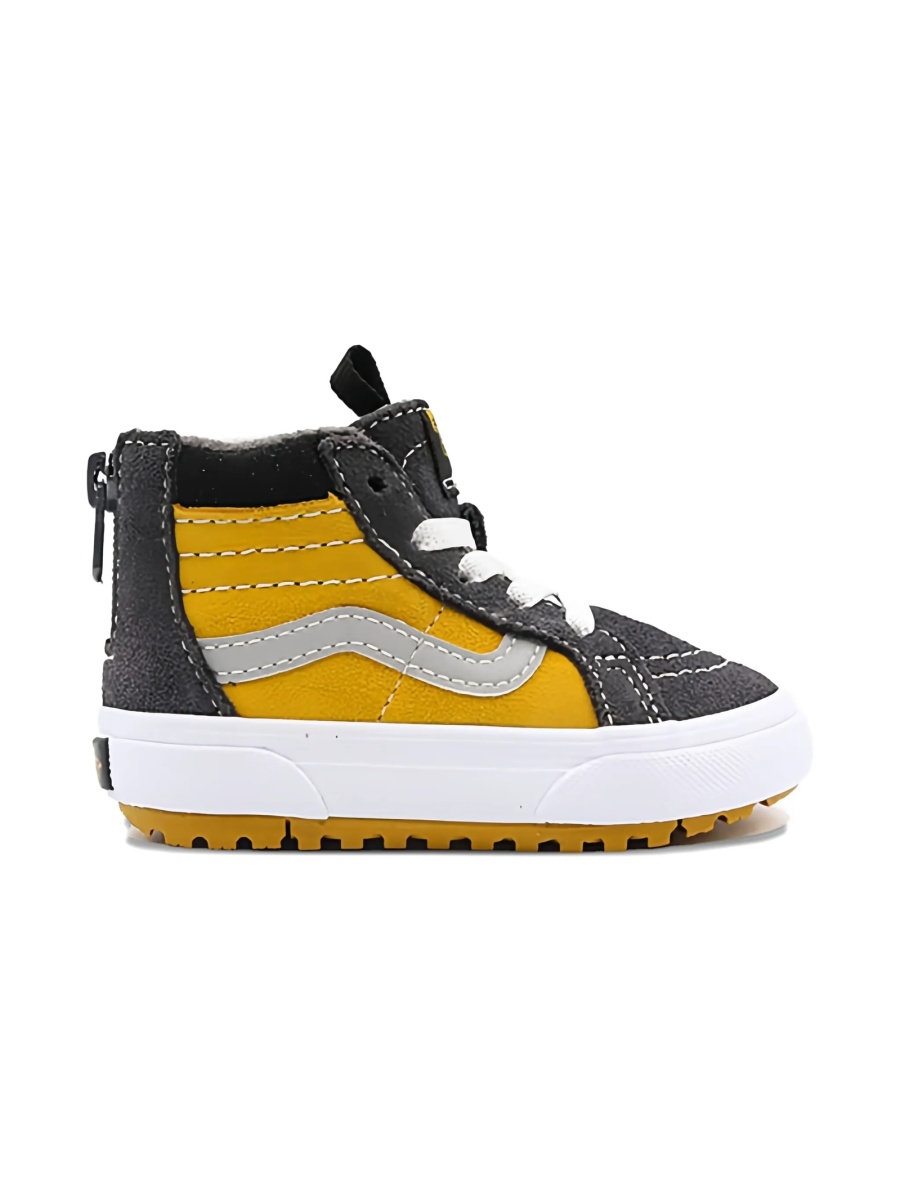 Sneakers Vans galbeni din piele - Img 2