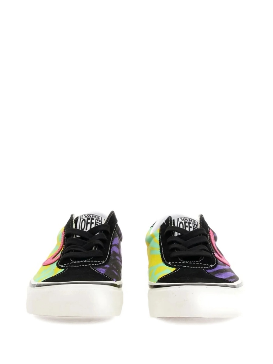 Sneakers Vans negri din material textil si piele intoarsa - Img 2