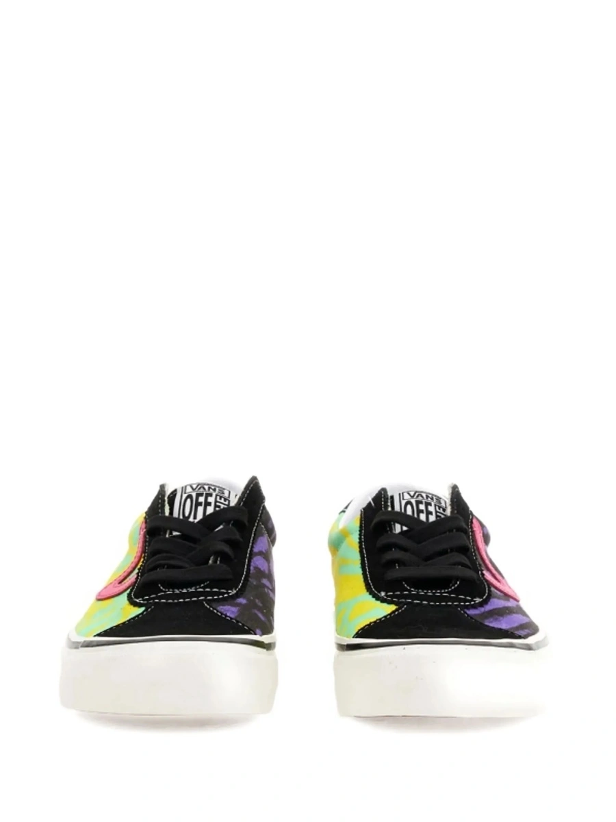 Sneakers Vans negri din material textil si piele intoarsa - Img 2