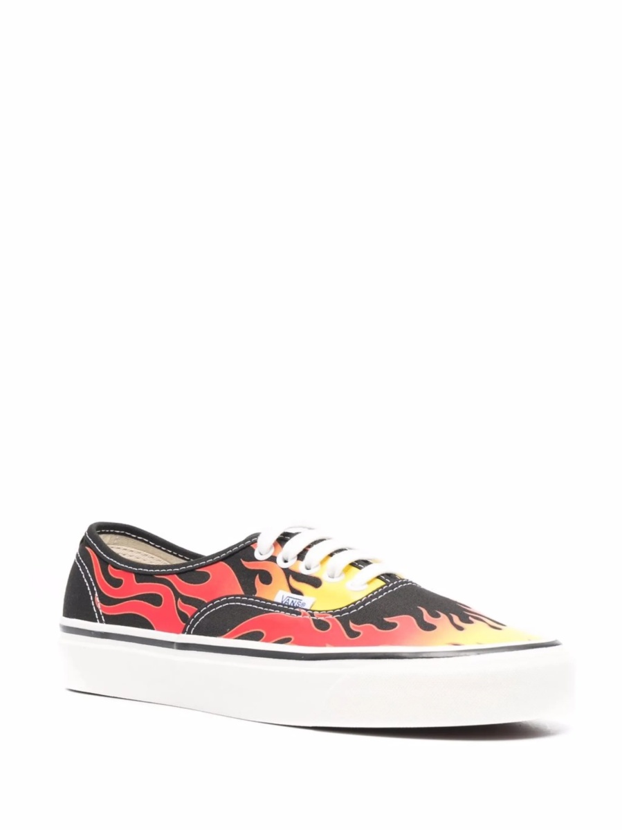Sneakers Vans negri din material textil - Img 2