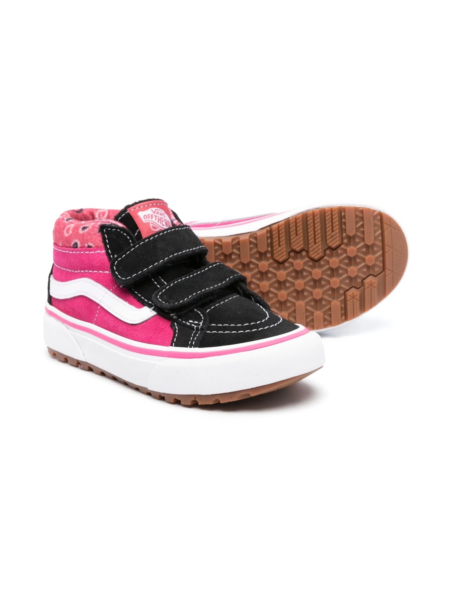 Sneakers Vans roz din material textil si piele intoarsa - Img 2