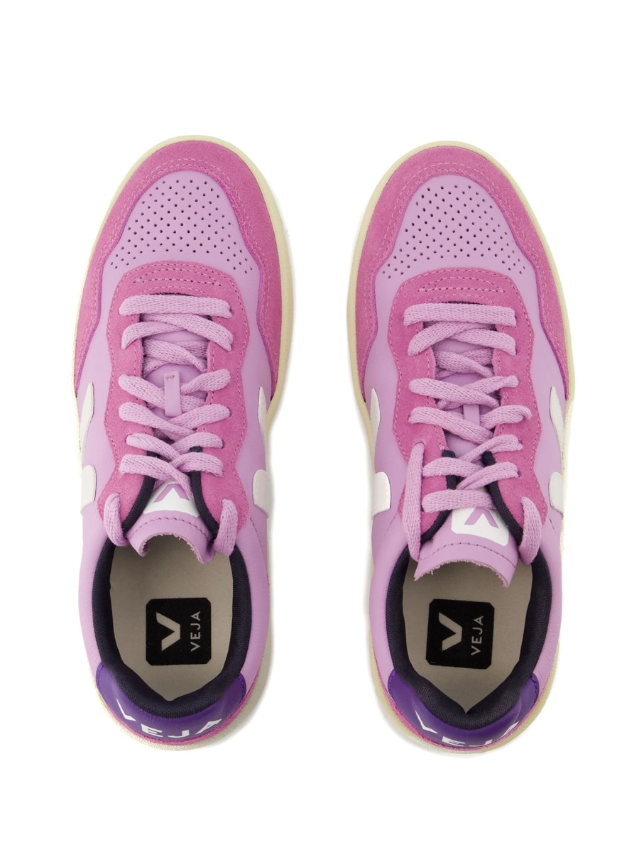 Sneakers Vans roz din piele - Img 4