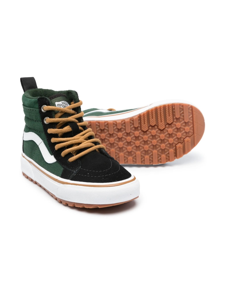 Sneakers Vans verzi din material textil si piele - Img 2
