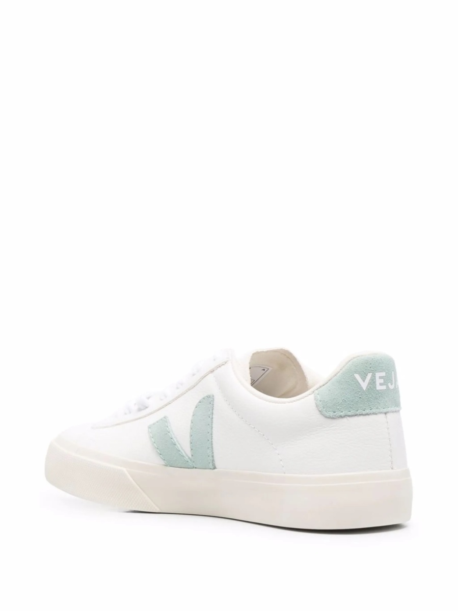 Sneakers VEJA albi din piele si piele intoarsa - Img 3