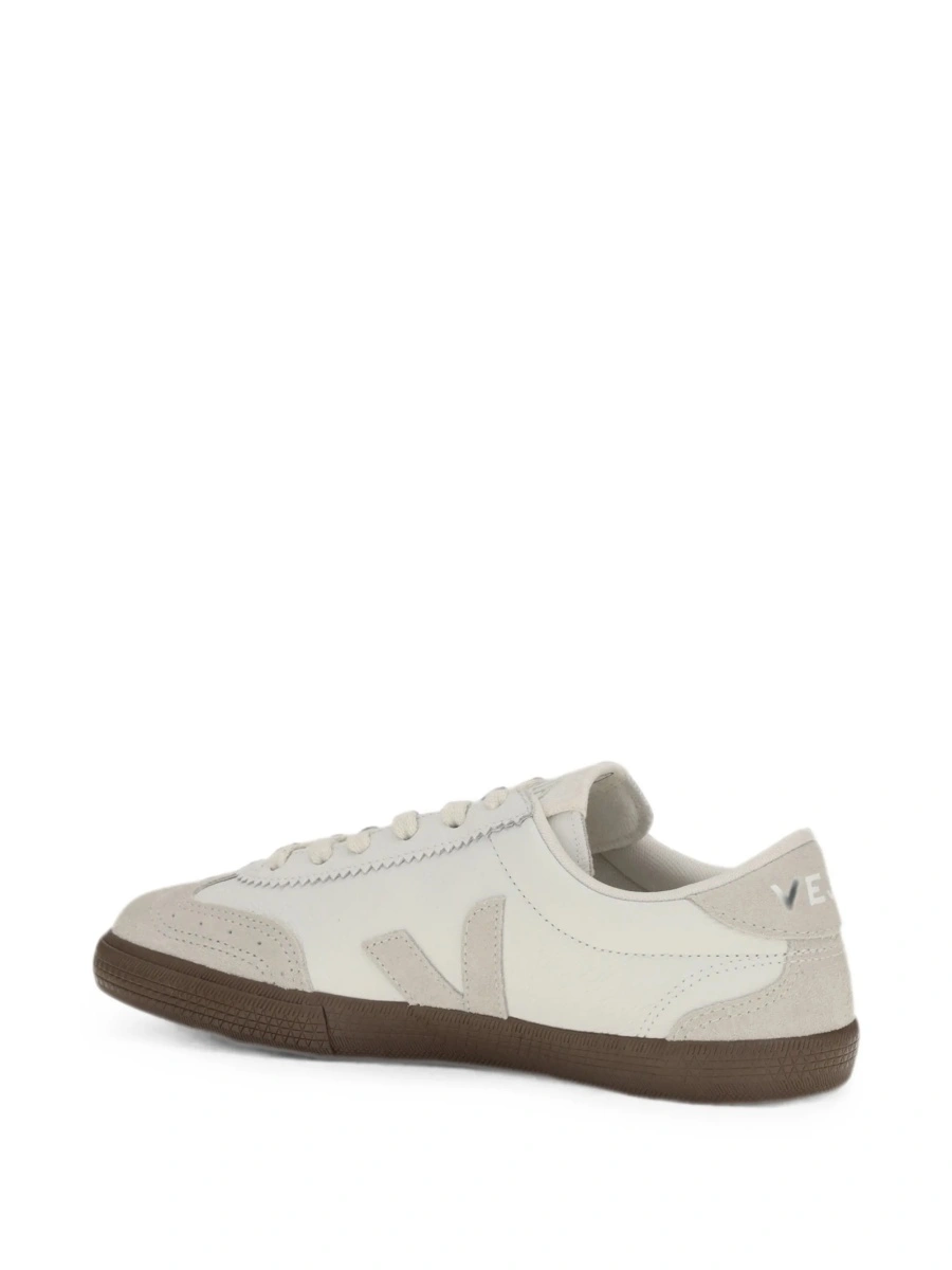 Sneakers VEJA albi din piele - Img 2