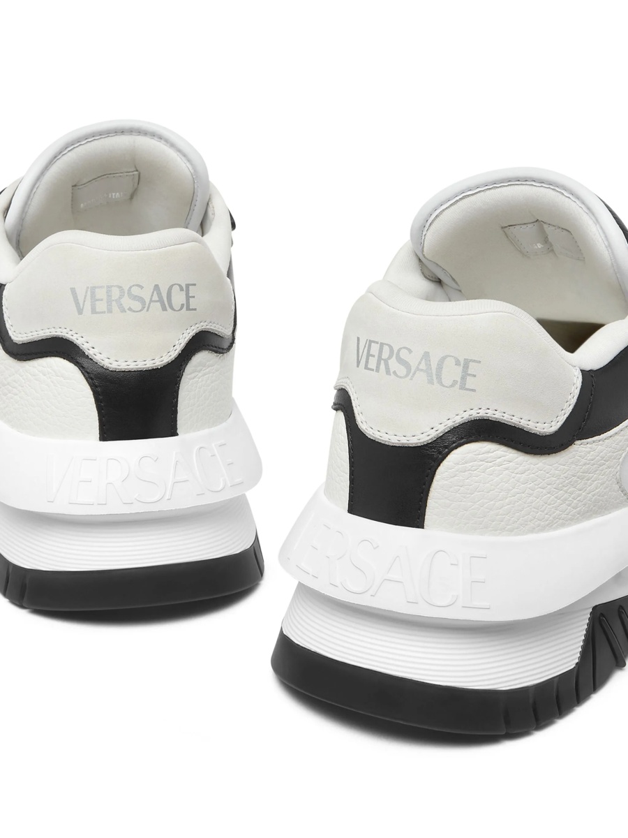 Sneakers Versace Odissea albi din piele - Img 4