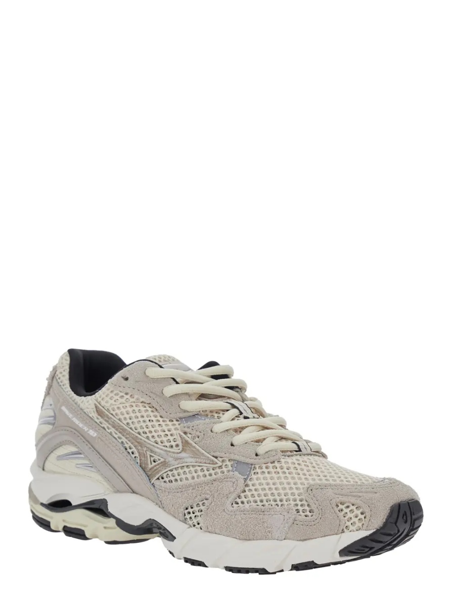 Sneakers WAVE RIDER 10 Shoes with cushioning sole and Tech Fabric upper, Beige, unisex - Img 2