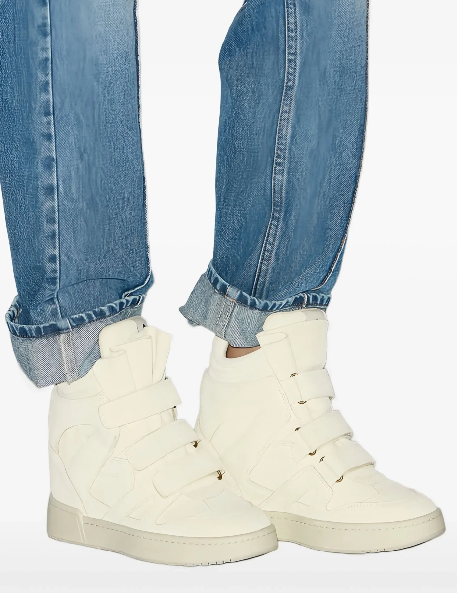 Sneakers Wedge leather Sneakers IM3-GZ - Img 4