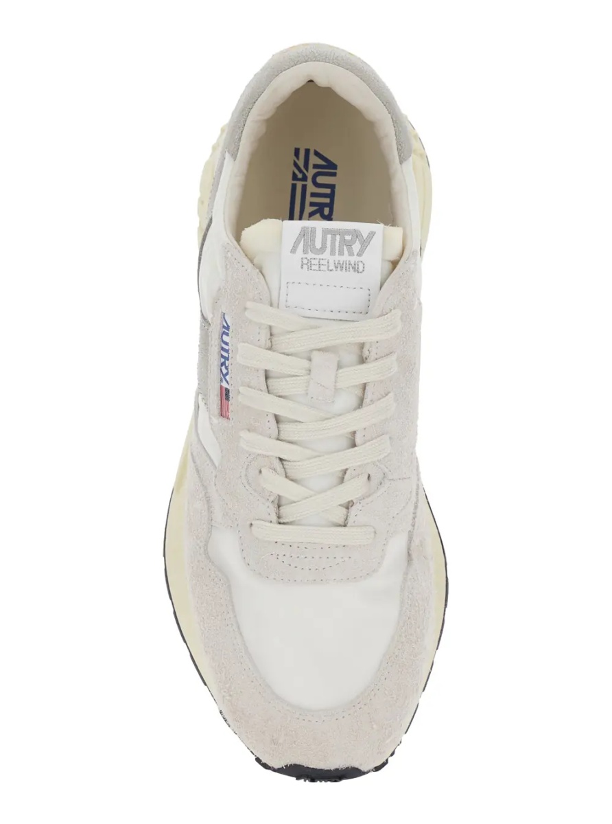 Sneakers White Sneakers with Leather Details and Rubber Sole - Img 4