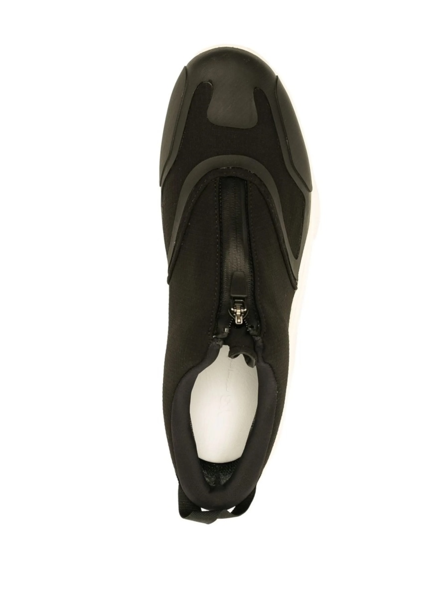 Sneakers Y-3 negri din material textil si piele - Img 4