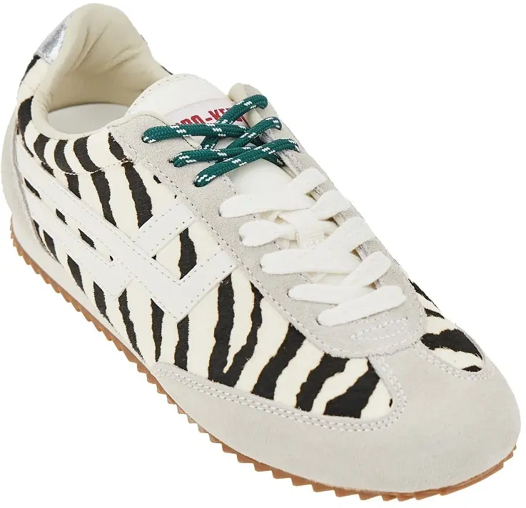 Sneakers Zebra-striped calf-hair 'Racer 77' sneakers - Img 2