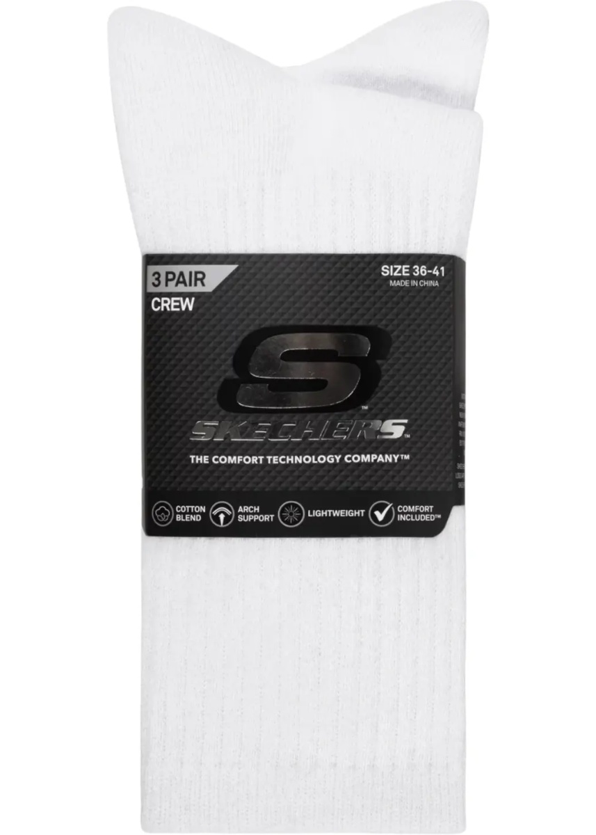 Sosete 3pk Unisex Non Terry Crew - Img 2
