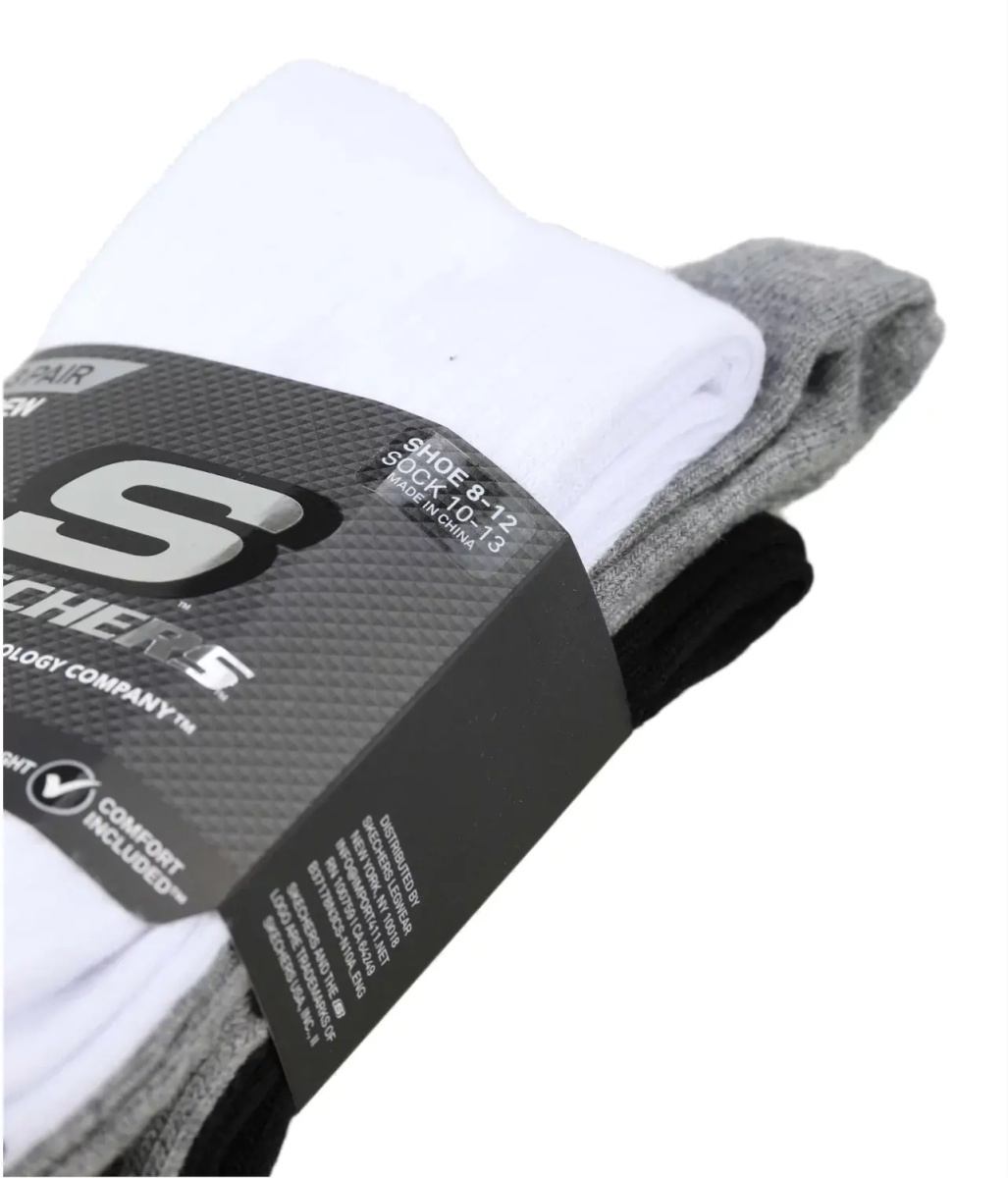 Sosete 3pk Unisex Non Terry Crew - Img 3