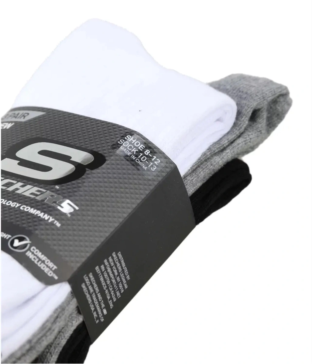Sosete 3pk Unisex Non Terry Crew - Img 3